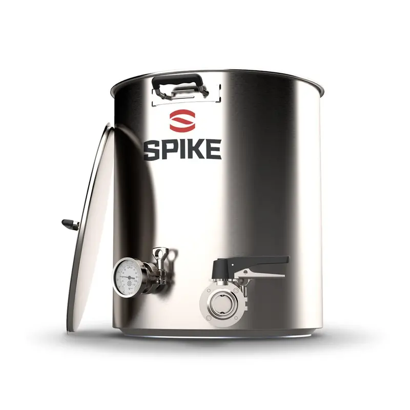 Spike Brewing 20-Gallon Stainless Steel Brew Kettle With Tri-Clamp Connections 1