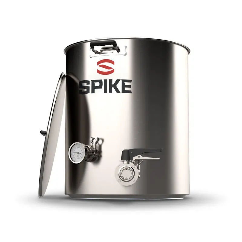 Spike Brewing 30-Gallon Stainless Steel Brew Kettle – Tri-Clamp Edition With Hardware 1