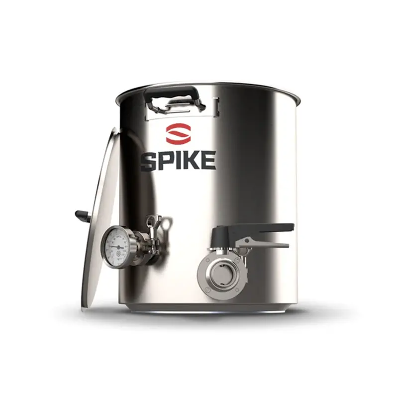 Spike Brewing Og Flat-Bottom Stainless Steel Boil Kettle – Custom Fabricated 1