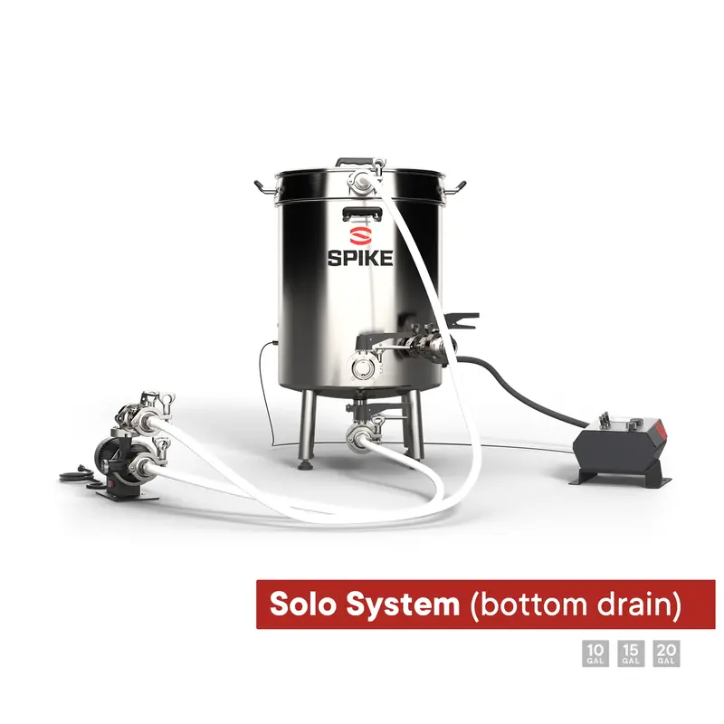 Spike Brewing Solo System Bottom Drain Upgrade Kit 1