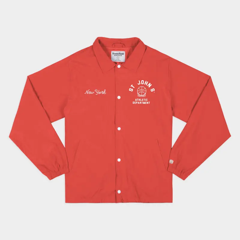 St. John'S Red Storm Vintage-Inspired 1970S Basketball Coach Jacket 1