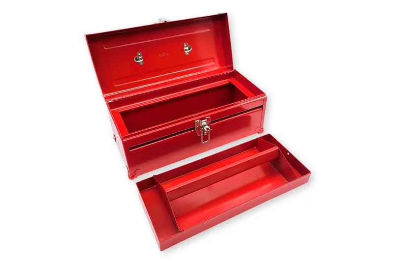 Stack-On Nos Tool Box With Removable Tray – 16" × 7-3/8" × 7-1/4", Usa-Made 1