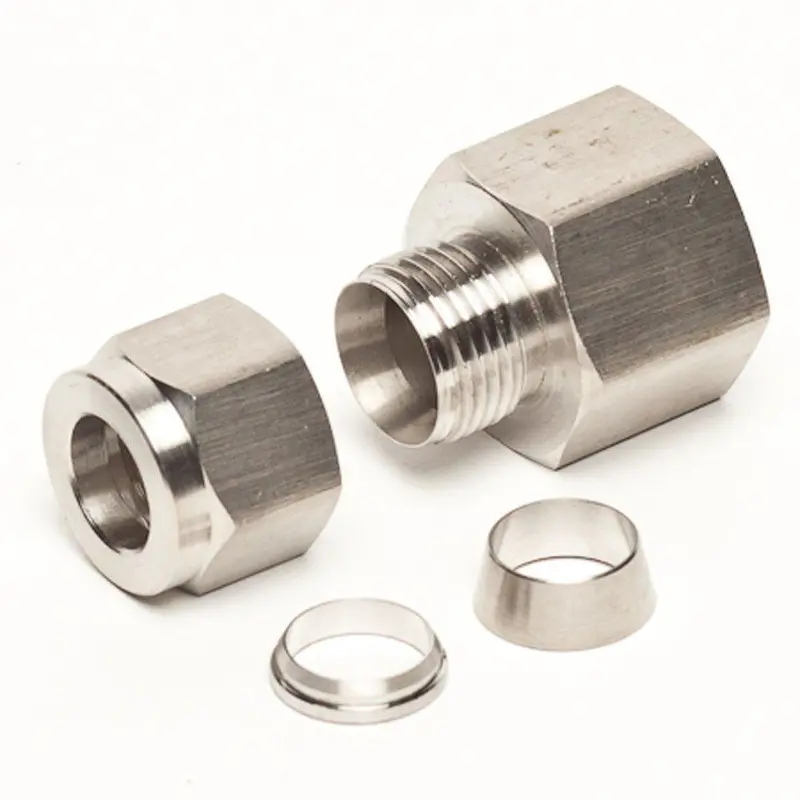 Stainless Steel 1/2-Inch Female Compression Fitting 1