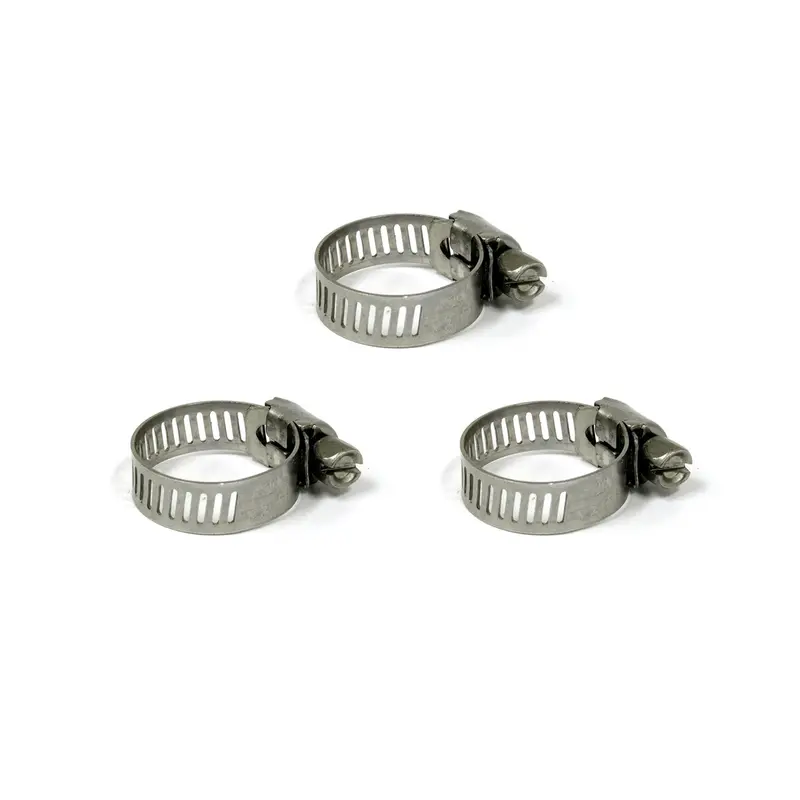 Stainless Steel Adjustable Hose Clamp Pack – 3/16" To 5/16", 3 Count 1