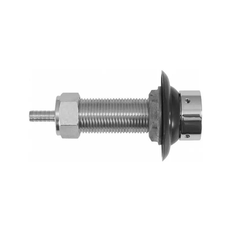 Stainless Steel Beer Shank Assembly – 1/4" Bore, 6.125" Length 1