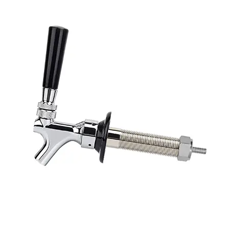 Stainless Steel Faucet And Shank Combo For Kegging Systems 1