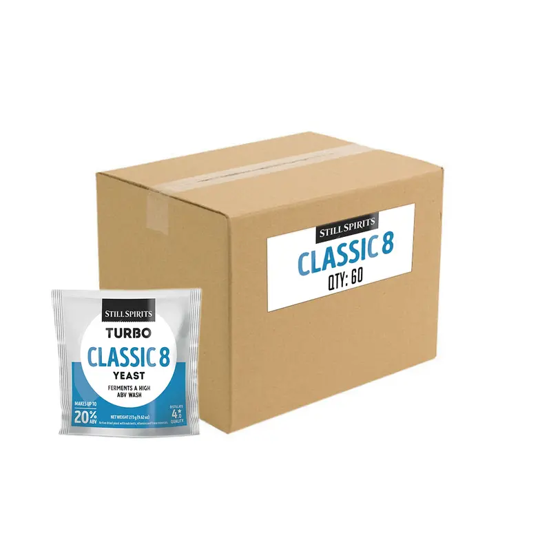 Still Spirits Classic 8 Turbo Yeast – High-Performance Distilling Strain (180 G, Case Of 60) 1
