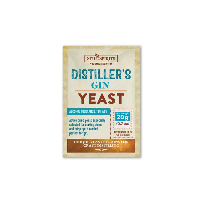 Still Spirits Distiller’S Yeast Blend For Gin Production – 20 G Sachet 1