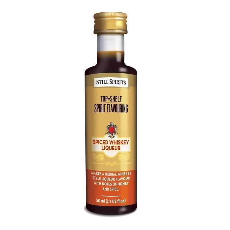 Still Spirits Top Shelf Spiced Whiskey Liqueur Essence – 50 Ml Bottle 1