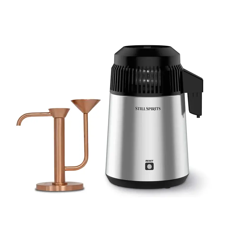 Still Spirits Turbo Air Still Alcohol Distiller With Compact Copper Parrot Head Attachment 1