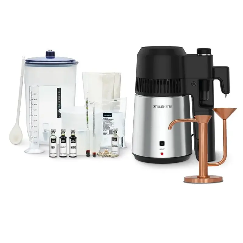 Still Spirits Turbo Air Still Pro Starter Kit Featuring Copper Parrot Head 1
