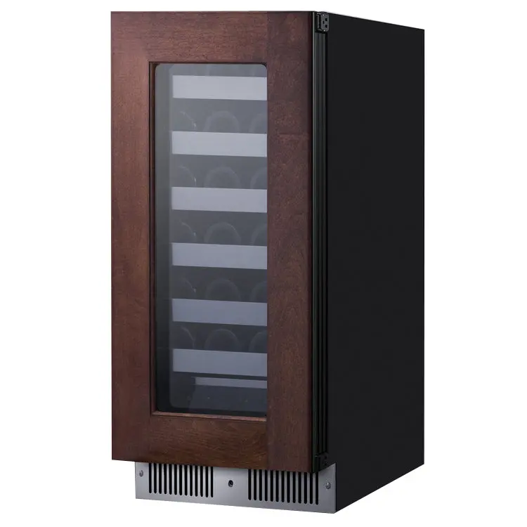 Summit 15" Panel-Ready Right-Hinge Wine Cooler – 18-Bottle Built-In Design 1
