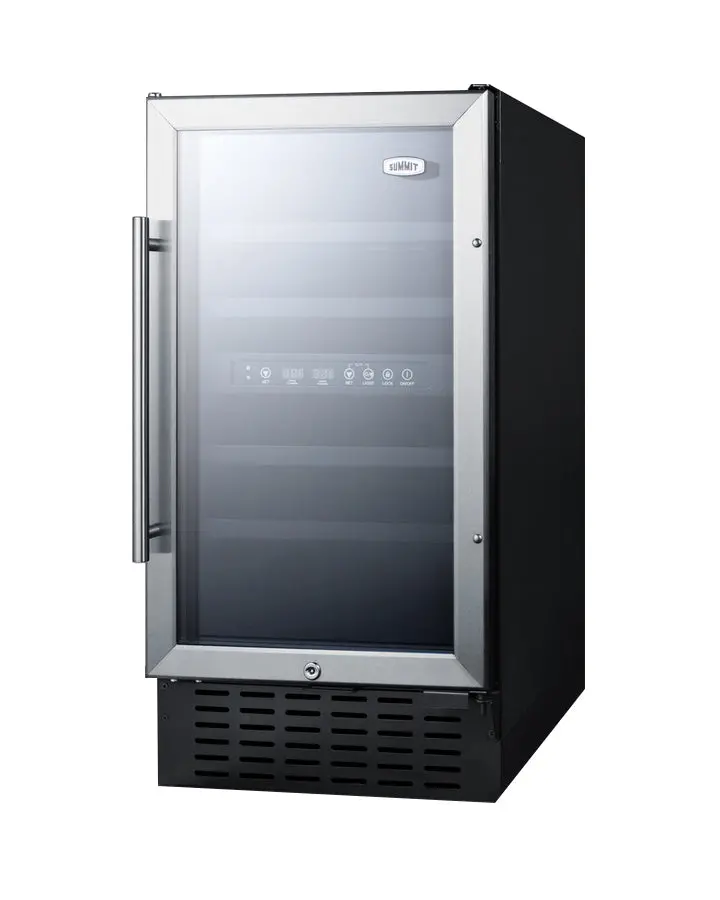 Summit 18" Dual-Zone Panel-Ready Wine Cooler – 28-Bottle Built-In Design 1