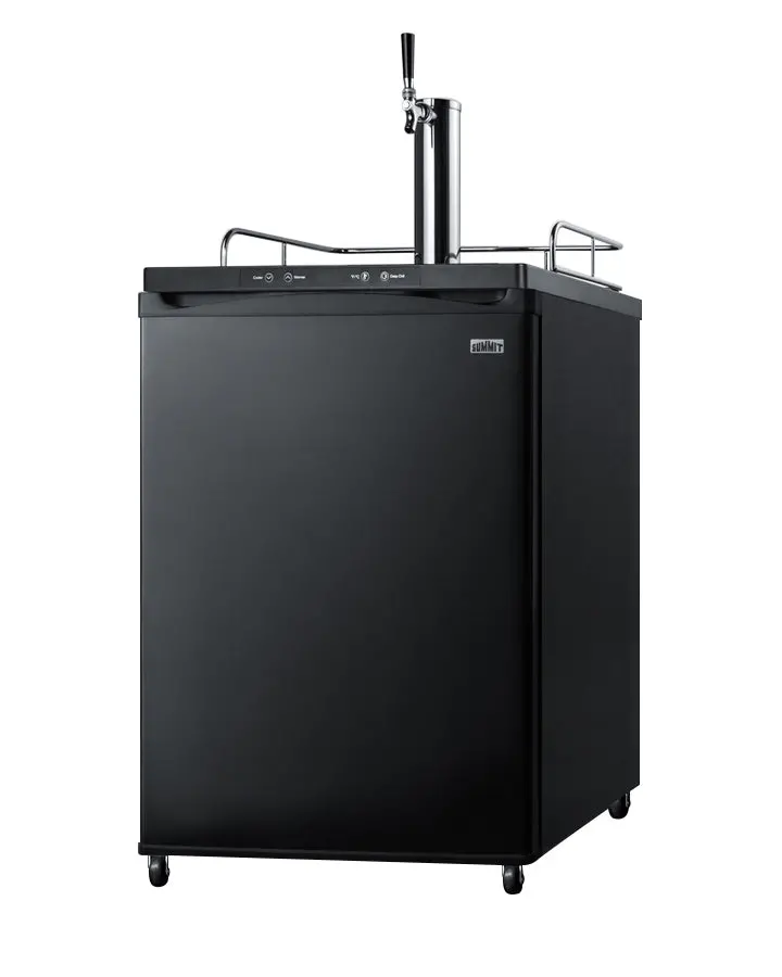 Summit 24" Built-In Cold Brew Kegerator – Single Tap, Black Finish 1