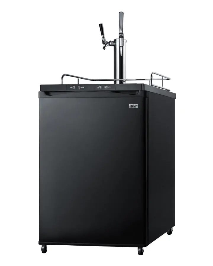 Summit 24-Inch Dual-Tap Cold Brew Coffee Dispenser – Black Cabinet 1