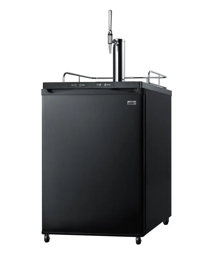 Summit 24-Inch Single-Tap Cold Brew Coffee Kegerator – Matte Black 1