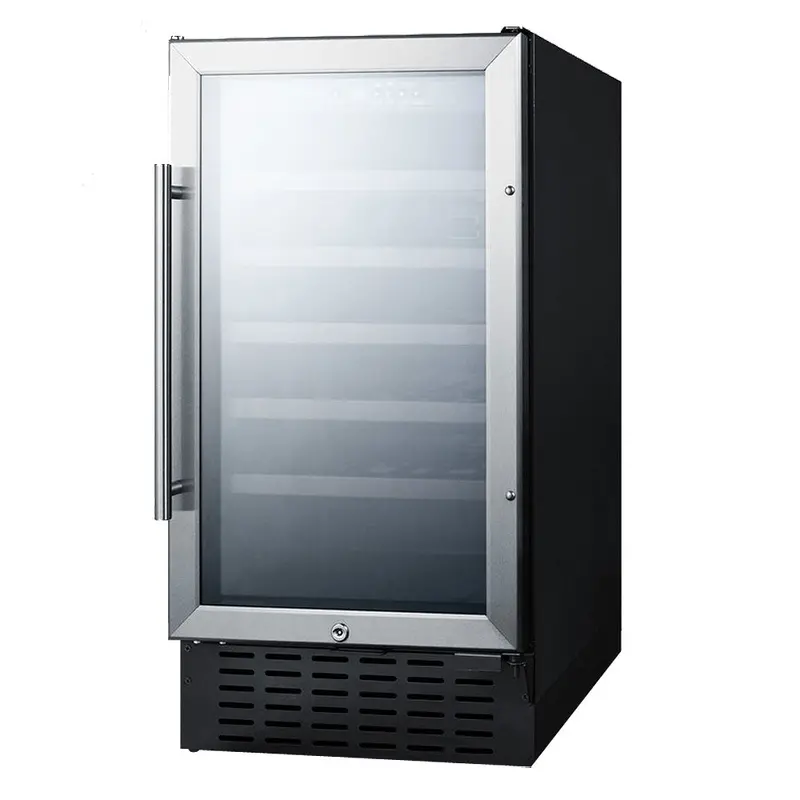 Summit 34-Bottle Built-In Wine Refrigerator – Stainless Steel Door, Single-Zone Cooling 1