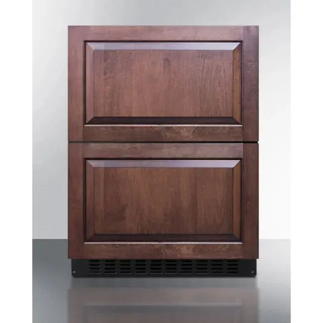 Summit Asdr2414Pnr – 24-Inch Panel-Ready Dual-Drawer All-Refrigerator 1