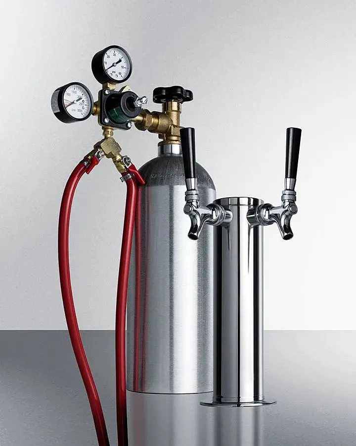 Summit Beer Dispensing Tap Kit – Twin-Tap Commercial-Style Setup (Kitsbc7Twin) 1