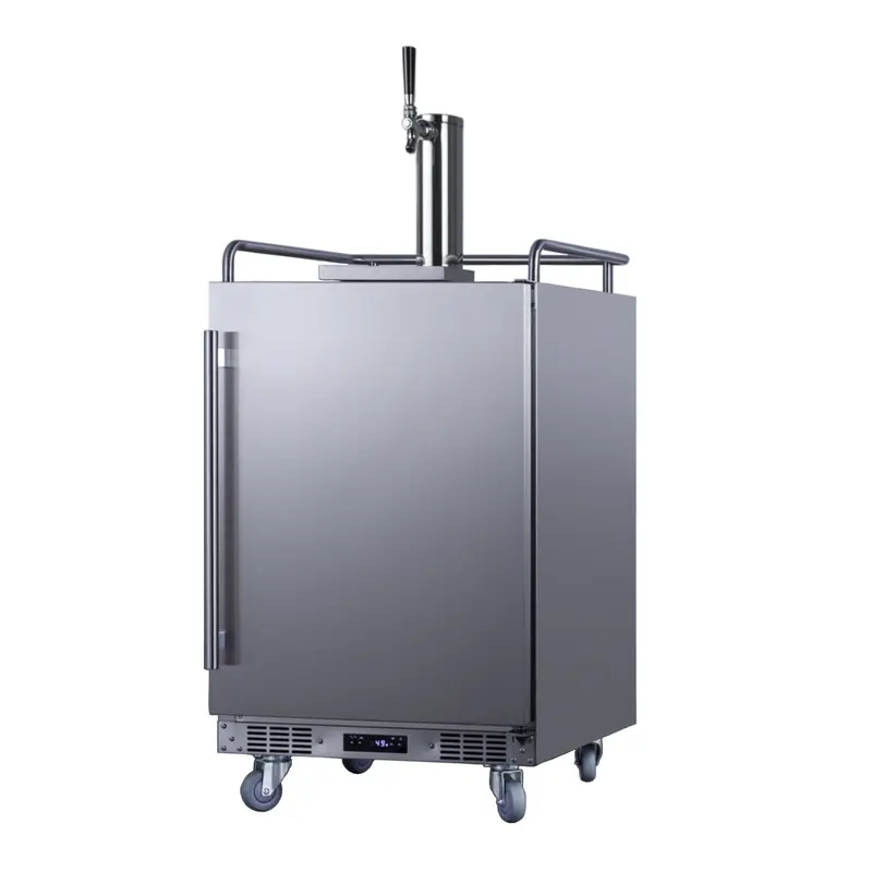 Summit Sbc683Os – 5.6 Cu. Ft. Single-Tap Outdoor Stainless Steel Kegerator With Digital Control 1
