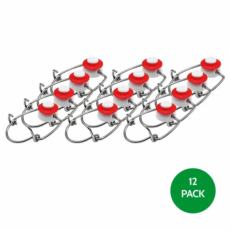 Swing-Top Grolsch-Style Bottle Replacement Cages – 12-Pack 1