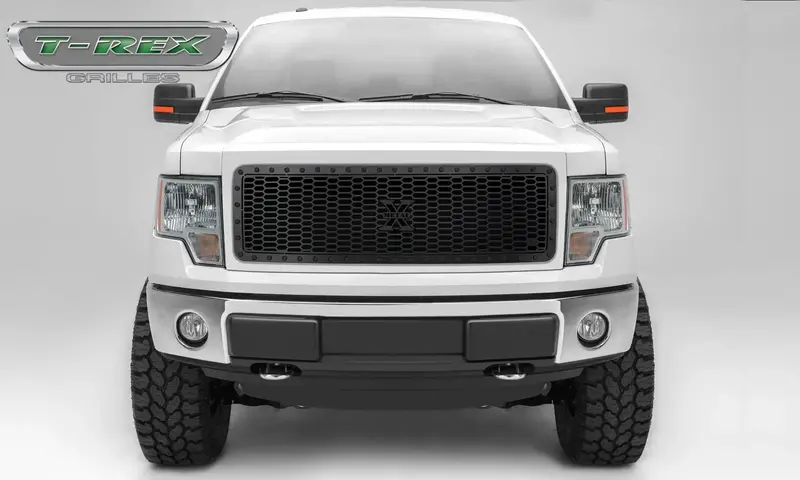 T-Rex 7715721-Br Stealth Laser X Grille Insert – Black Mild Steel 1