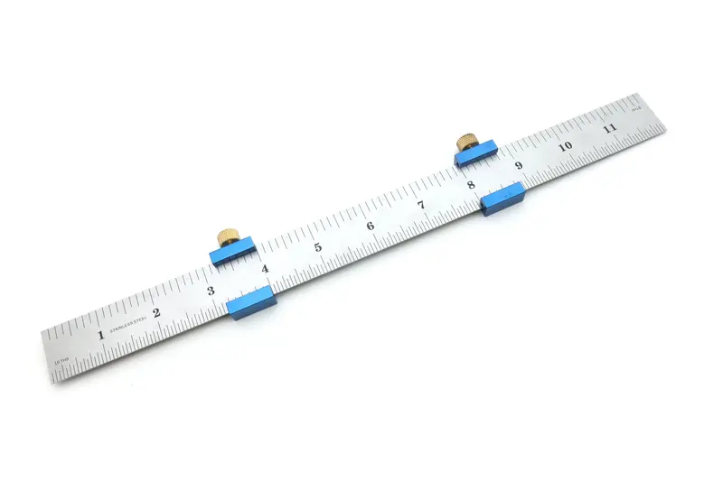 Taytools 4R Machinist Ruler With Dual Adjustable Stops For Woodworking Layout 1