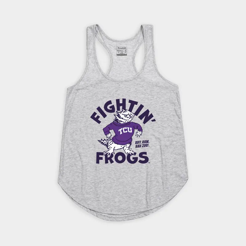 Tcu Horned Frogs Women'S Retro Sleeveless Tank 1
