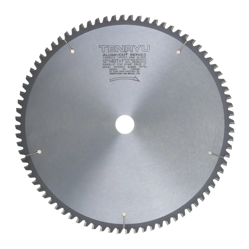 Tenryu 12-Inch 100-Tooth Aluminum & Non-Ferrous Blade – Super Smooth Cut (Ac-305100Dn) 1