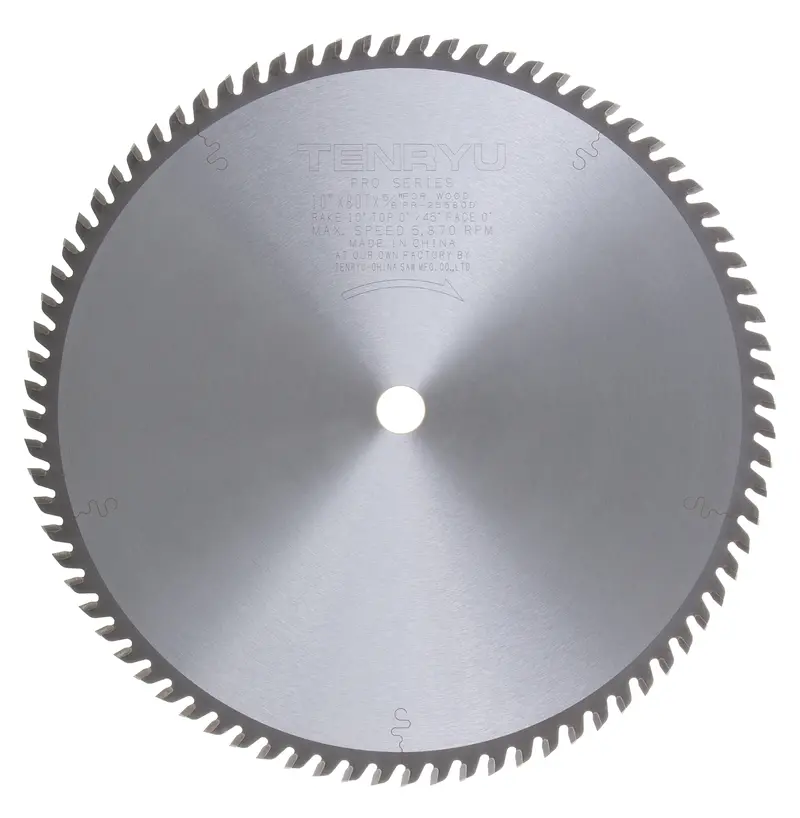 Tenryu Prs-25580 10-Inch 80-Tooth Cold Surface Smooth-Cut Blade 1