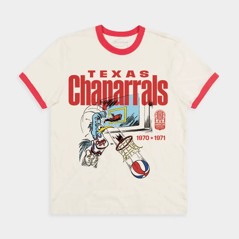 Texas Chaparrals Aba 1970–71 Season Ringer Tee 1