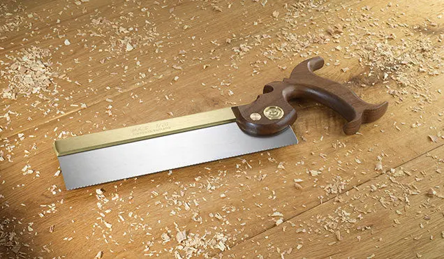 Thomas Flinn Pax 1776 Tenon Saw – 13–15 Tpi, Ripping, Open Walnut Handle 1