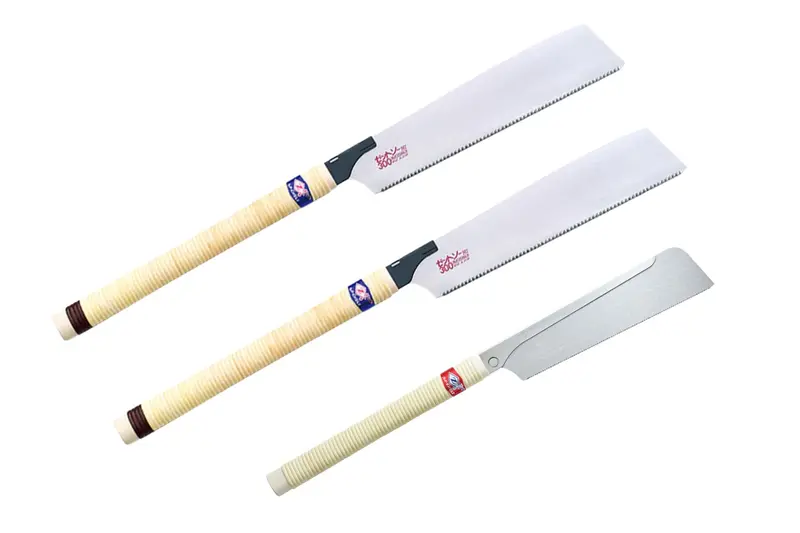 Three-Piece Japanese Zet-Saw Set – Includes Dozuki (Crosscut) And Kataba (Rip) Variants 1
