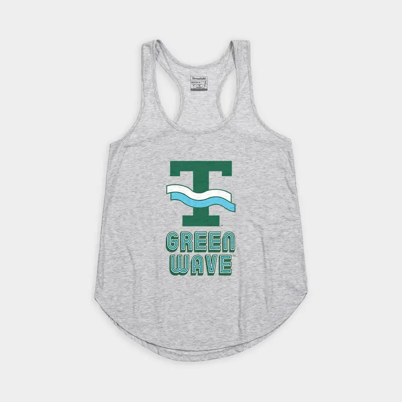 Tulane Green Wave Women'S Sleeveless Top 1