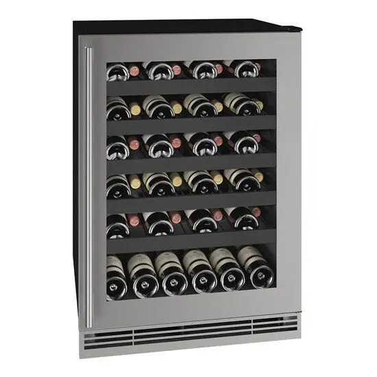 U-Line 48-Bottle Single-Zone Built-In Wine Cooler – Stainless Steel Exterior 1