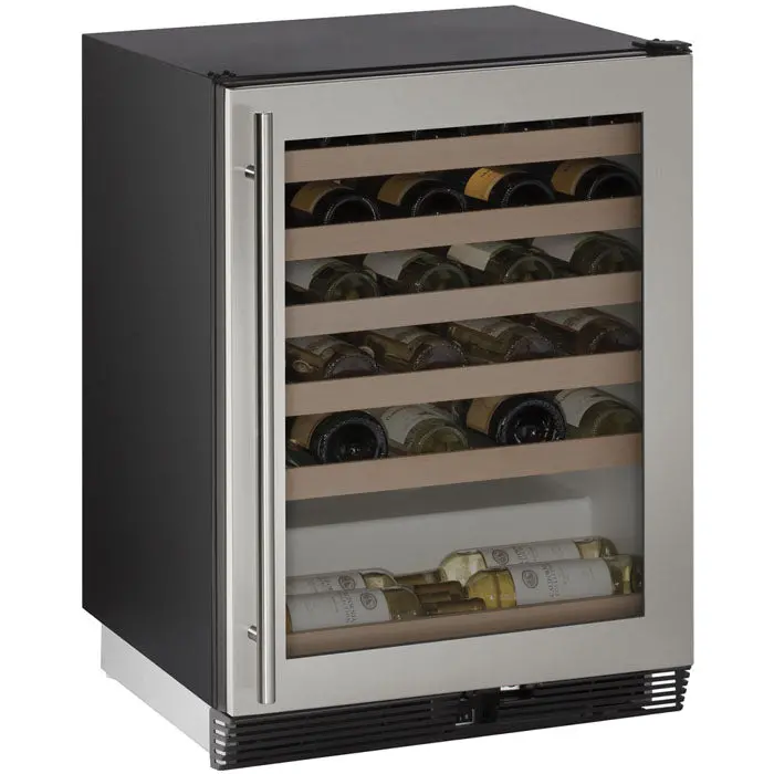 U-Line Wine Captain 48-Bottle Single-Zone Built-In Wine Refrigerator – Stainless Steel Door 1