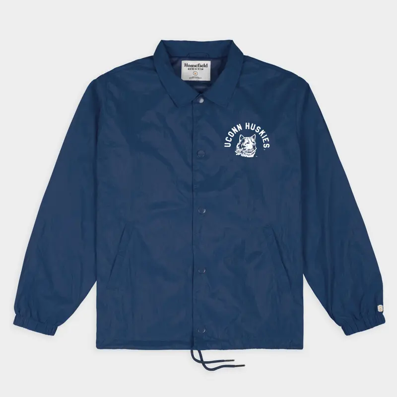 Uconn Huskies Coaches Jacket – 1970S-Inspired Logo Outerwear 1
