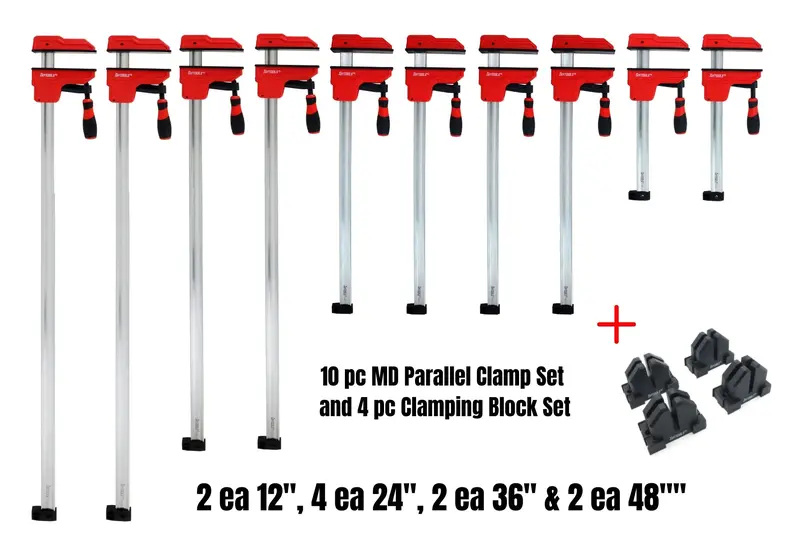 Ultimate Md Parallel Clamp Set – 14-Piece (10 Clamps + Corner Blocks) 1