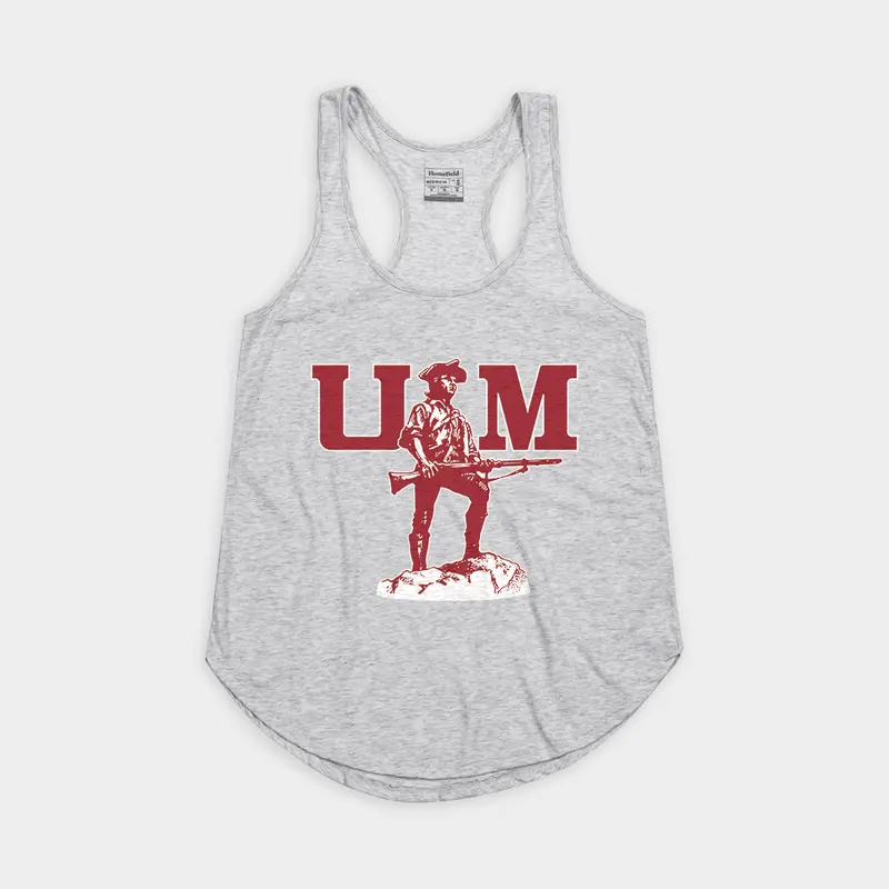 Umass Minuteman Women’S Tank Top – Collegiate Athletic Fit 1