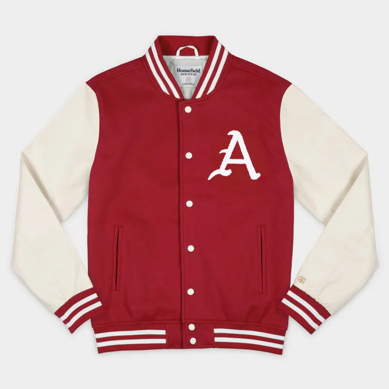 University Of Arkansas Razorbacks Varsity Jacket 1