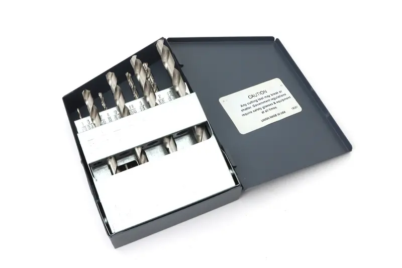 Viking Norseman 11-Piece Hss 118° Twist Drill Bit Set (1/16"–3/8") 1