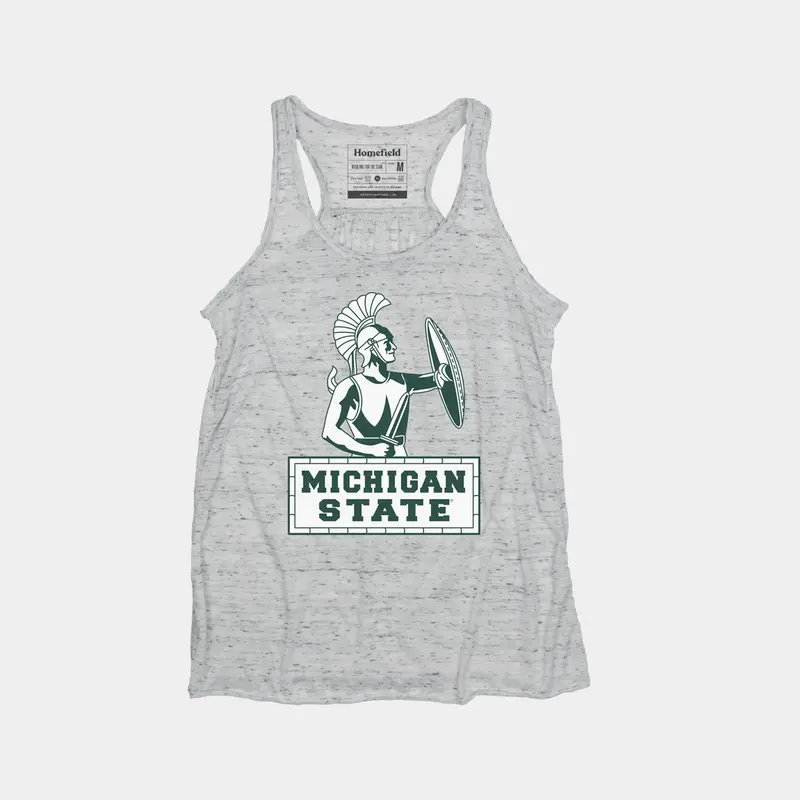Vintage Michigan State Women'S Athletic Tank Top 1