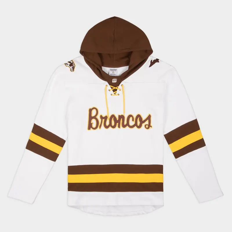 Western Michigan Broncos Hockey Rinkside Script Hoodie 1