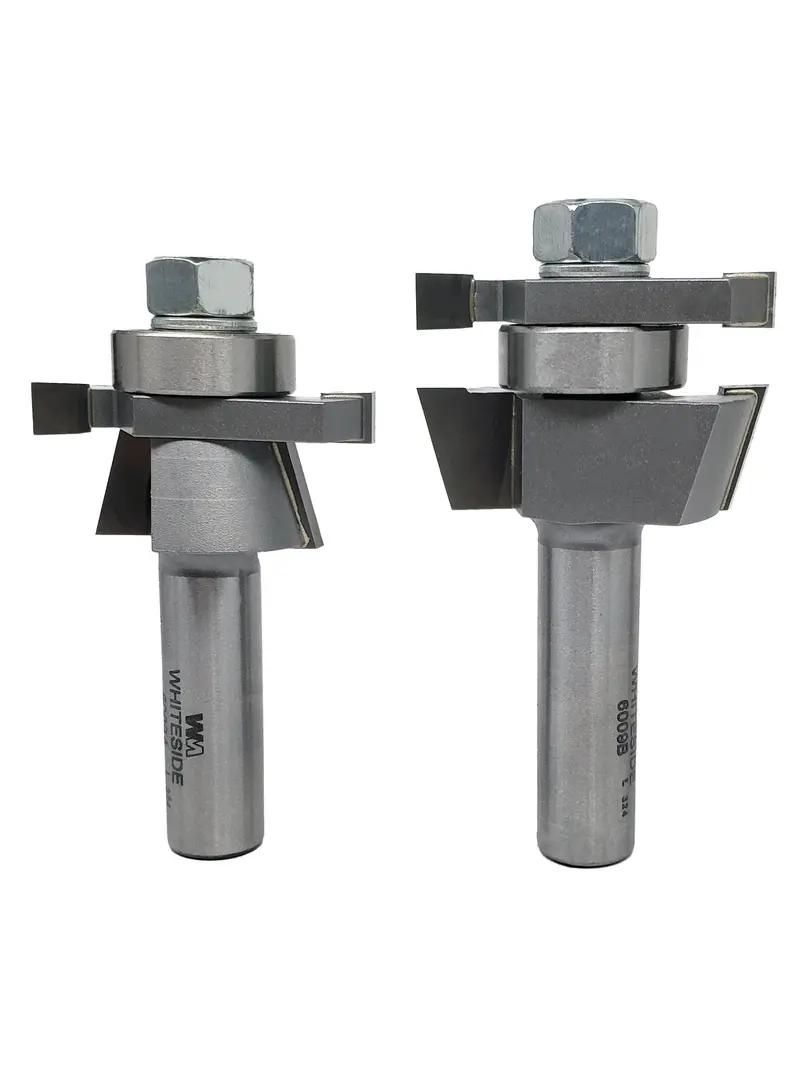 Whiteside 15° Shaker Door Stile And Rail Router Set – Includes 1/2" Shank, 13/16" Cut Length, 1-5/8" Overall Length 1
