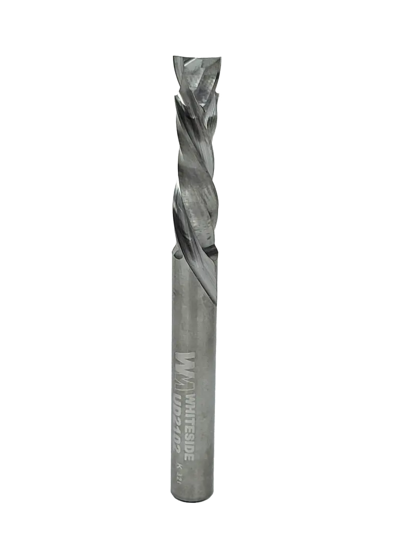 Whiteside 2+2 Compression Spiral Router Bits – Up-Cut And Down-Cut Combined 1
