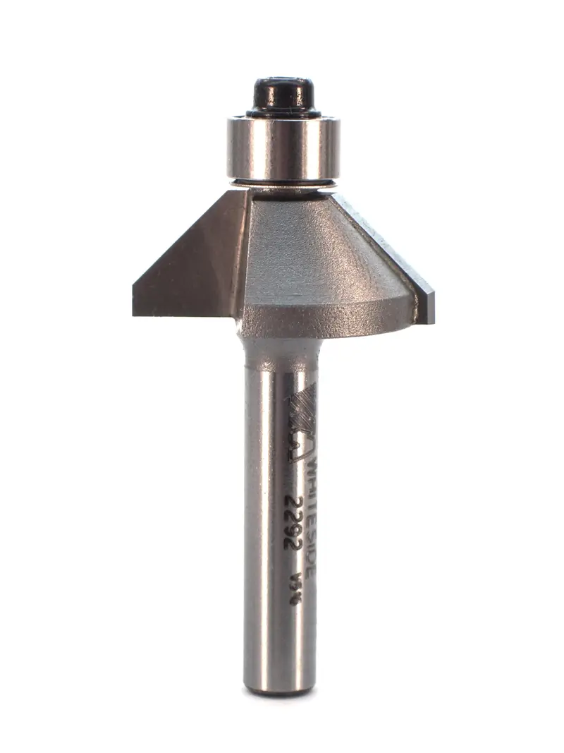Whiteside 45-Degree Chamfer Router Bit For Clean Edge Beveling 1