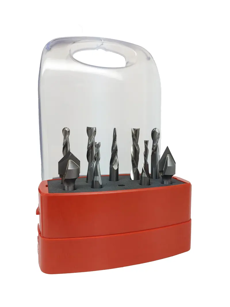 Whiteside 9-Piece General-Purpose Cnc Router Bit Set 1