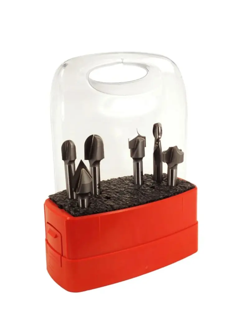 Whiteside Cnc Lettering Bit Collection – 6-Piece, 1/4" Shank 1