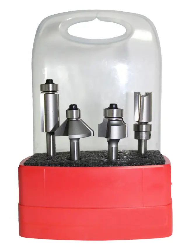Whiteside Compact 4-Piece Router Bit Collection – 1/4" Shank 1