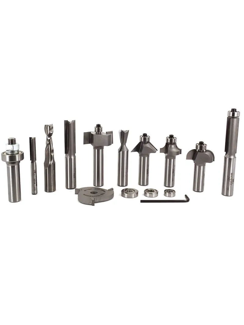 Whiteside Essential 10-Piece Router Bit Set – 1/2" Shank Collection 1